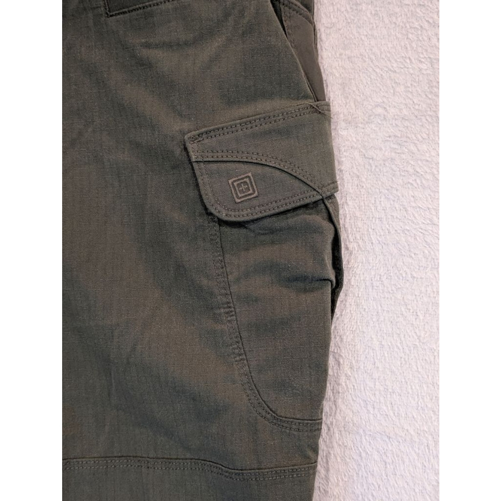 Men's 5.11 Tactical Green Cargo Pants Waist 40 x 32 length - Picture 4 of 9